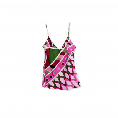 PUCCI VIVARA PRINT SILK TOP